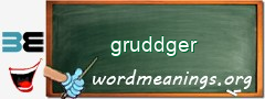 WordMeaning blackboard for gruddger